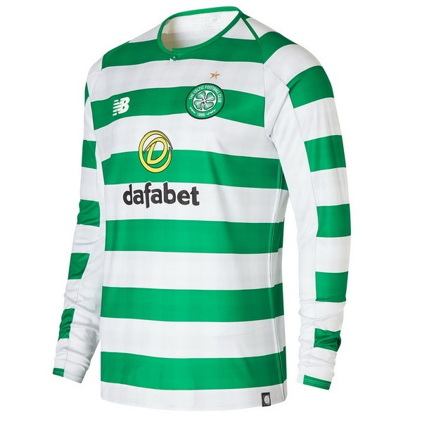 Maillot Football Celtic Domicile ML 2018-19 Vert